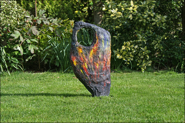 Standing Stone with Fire